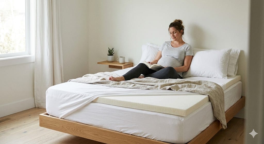 Best Mattress Toppers for Pregnancy in 2026: 5 Top-Rated Picks for Hip Pain, Back Support, and Better Sleep Through Every Trimester
