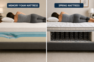 memory foam mattress vs spring mattress in 2026