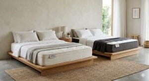 hybrid vs latex mattresses in 2026