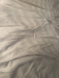 sateen sheets on bed smooth