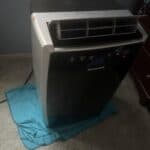 an air conditioner in bedroom