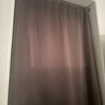 blackout curtains hung up in bedroom