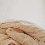 in bed a blanket for comfort