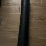 foam roller on floor in home