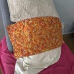heating pad on massage table