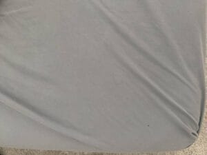 percale sheets on bed
