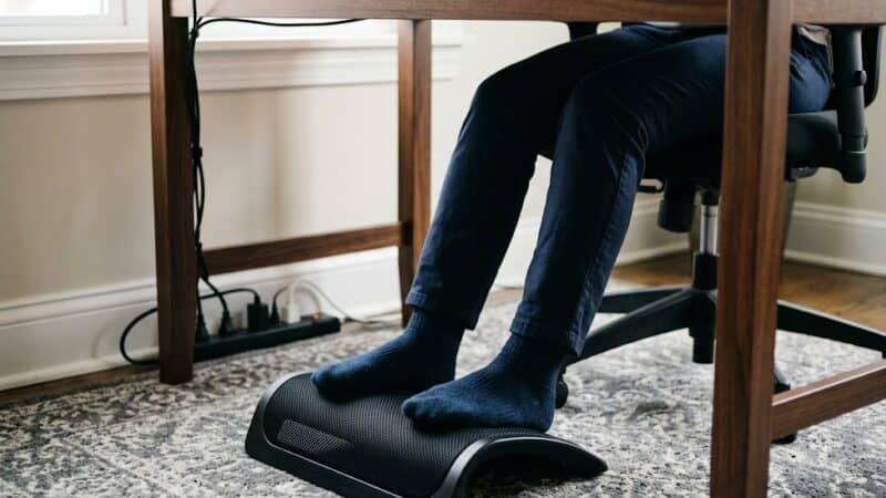 Under Desk Footrests That Take the Strain Off a Long Workday in 2026