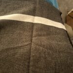 a bed runner on a bed