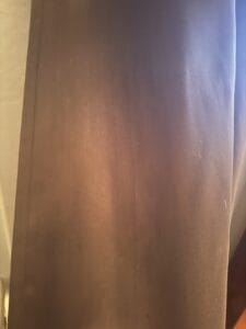 blackout curtains in a bedroom