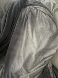 a cooling blanket displayed