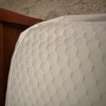 a cooling mattress topper upclose