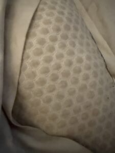 a cooling pillow with gel cooling