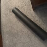 a foam roller for recovery in bed