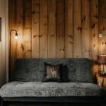 a futon mattress in home
