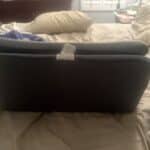 a height of wedge pillow on bed