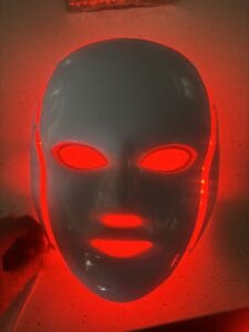 a red light mask for your bedroom