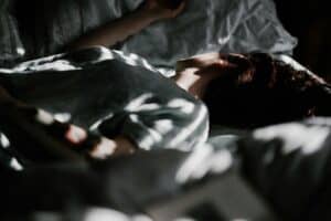 someone sleeping during the day