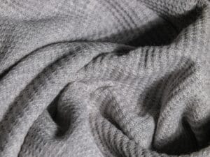 a waffle weave blanket