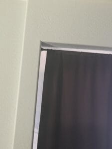 blackout curtains making bedroom dark