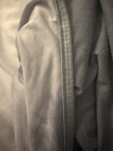 both sides of a cooling blanket