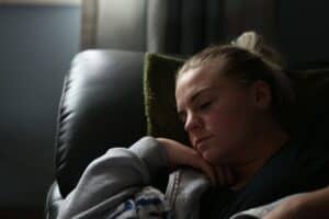 a daytime nap in home