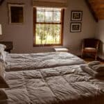 a double bed bedroom setup