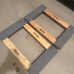 floor dolly wheels platform wood