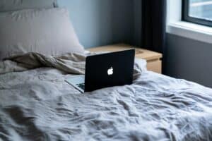 a guest bedroom setup in home