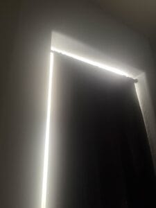 light coming out of sides of blackout curtains