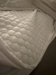 a mattress topper cooling topper on mattress