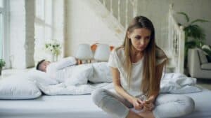a partner cant sleep due to snoring