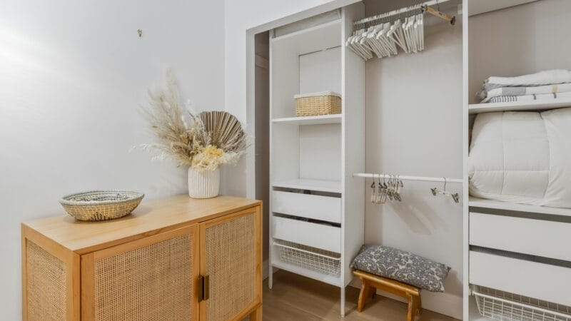 Best Bedroom Storage for People With No Closet in 2026: Building One Without Renovating