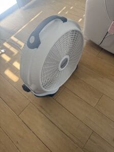 a quiet fan in home