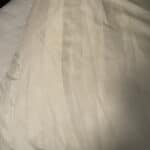 a satin pillowcase on a cooling pillow