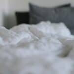 hypoallergenic clean sheets in a bedroom