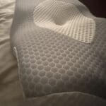 a side view of a cervical pillow