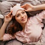 sleep mask used in bedroom