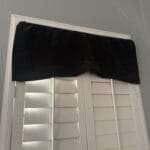 a blackout curtain fit in a window shutter