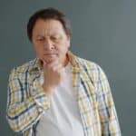 a man having acid reflux