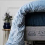 mattress and bedding setup in home