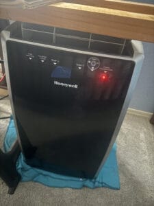 a portable ac in home unit