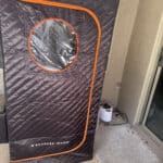 portable sauna simple outside home