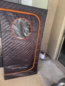 portable sauna simple outside home