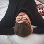 someone snoring in bed