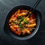 a bowl of spicy food