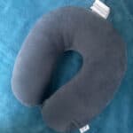 U shaped travel pillows in home bedroom